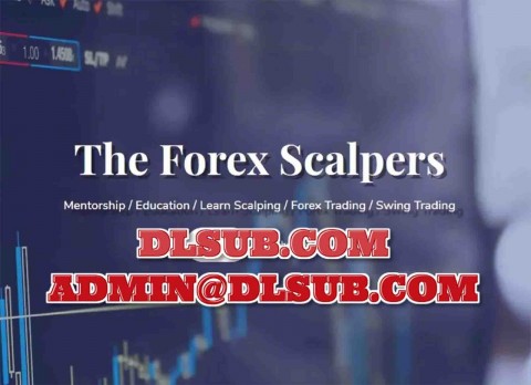 The Forex Scalpers Supply and Demand Masterclass branded promotional cover for online education and forex trading mastery