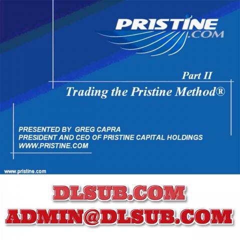 Course screenshot showing Trading the Pristine Method 2 by Greg Capra online training program