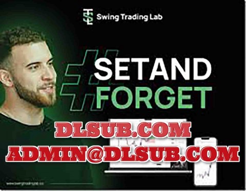 Digital marketing product box photo of Swing Trading Lab Set and Forget training program